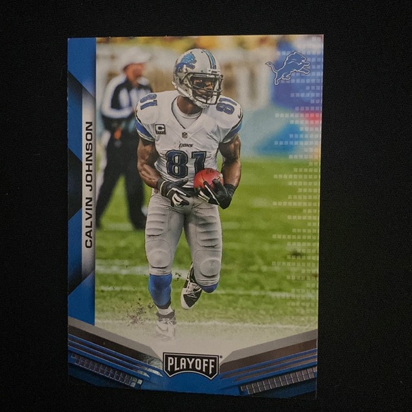 Calvin Johnson - 2019 panini Playoff Football #198 - Picture 1 of 2